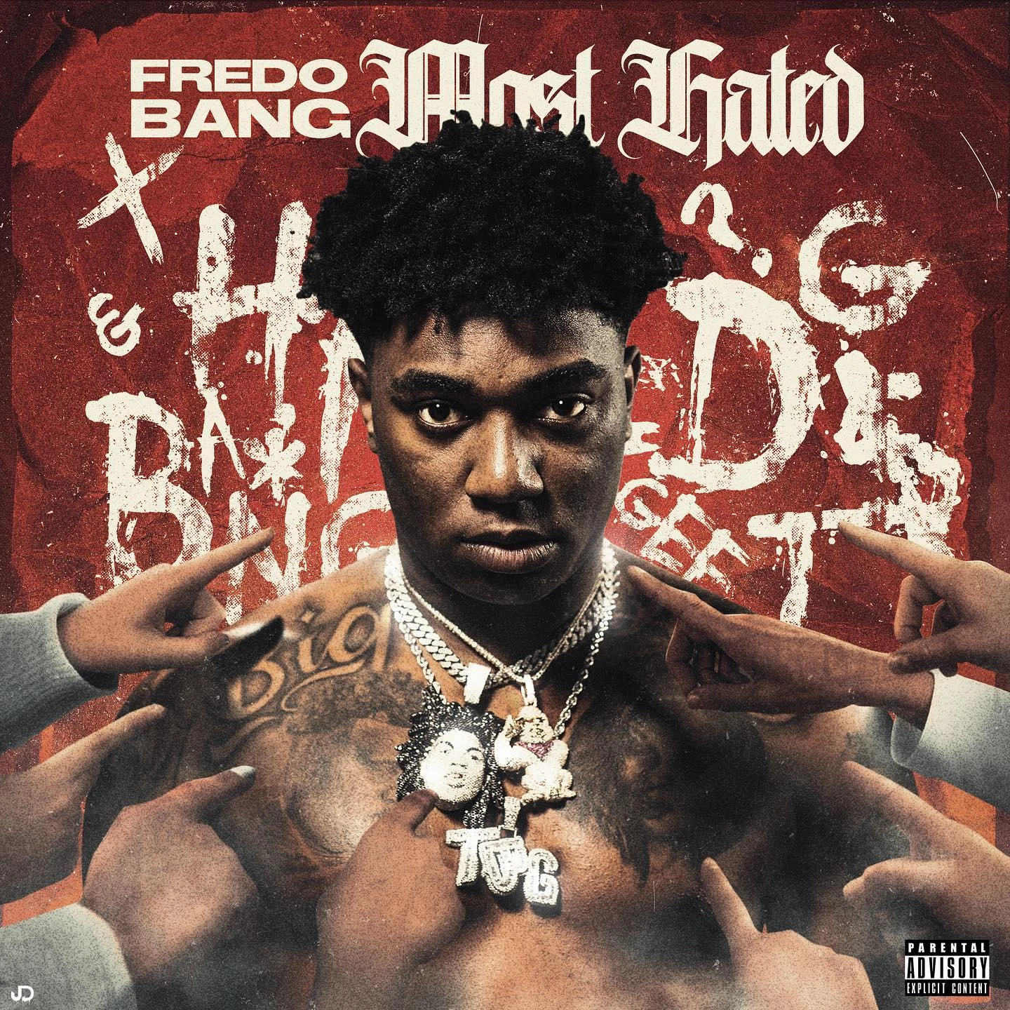 Most Hated — Fredo Bang cover artwork